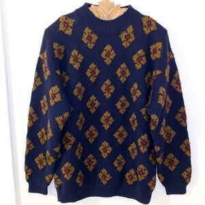 VINTAGE 90s NORDSTROM Hand Knit Chunky Sweater